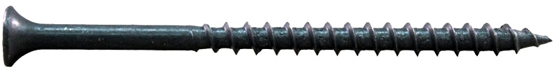 ProFIT 297178/281178 Deck Screw, #9 Thread, 3 in L, Coarse Thread, Bugle Head, Sharp Point, Combo Drive, Gray