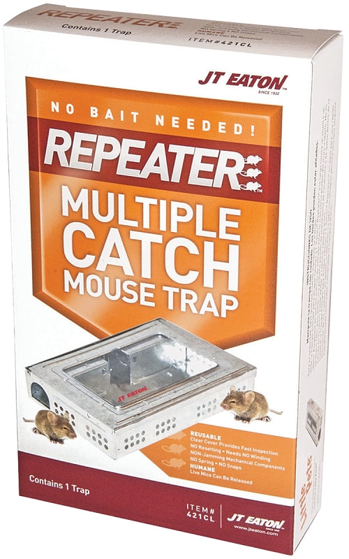 J.T. Eaton 421CL Multiple Catch Mouse Trap with Clear Window