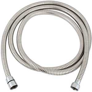 Whedon AF206C Series Shower Hose, Chrome Plated, For: Hand Shower Brackets, 1/2 in Connection, 78 to 100 in L Hose