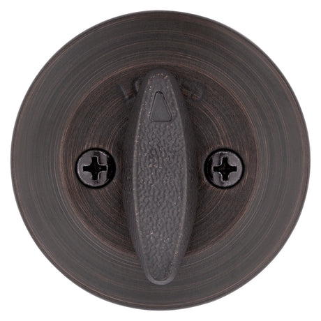 Kwikset 660 11P RCAL RCS Deadbolt, Different, Smartkey Key, Steel, Venetian Bronze, 2-3/8 to 2-3/4 in Backset