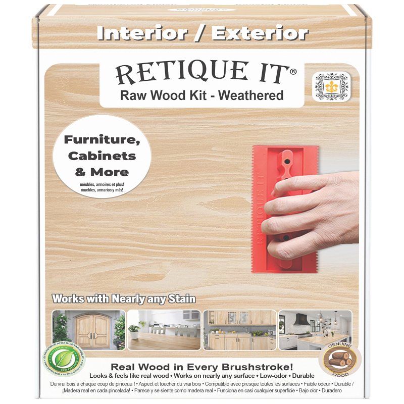 Retique It RQ-RW16-WETF-1B Raw Wood Kit, Matte