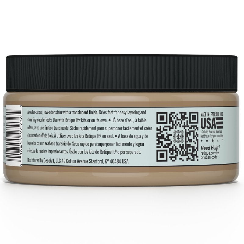 Retique It RQ-GS08-BARN-R8 Stain Alternative, Barn Wood, Gel, 8 oz