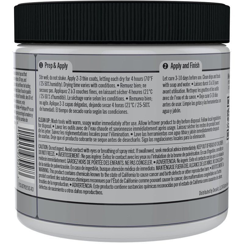 Retique It Polytique It Series RQ-PLTQEXT16S-R10 Marine Top Coat, Acrylic Base, Satin Sheen, Clear, 1 pt