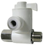 Watts LFP-467CS Stop Valve, 1/4 x 3/8 x 3/8 in Connection, Compression, Plastic Body