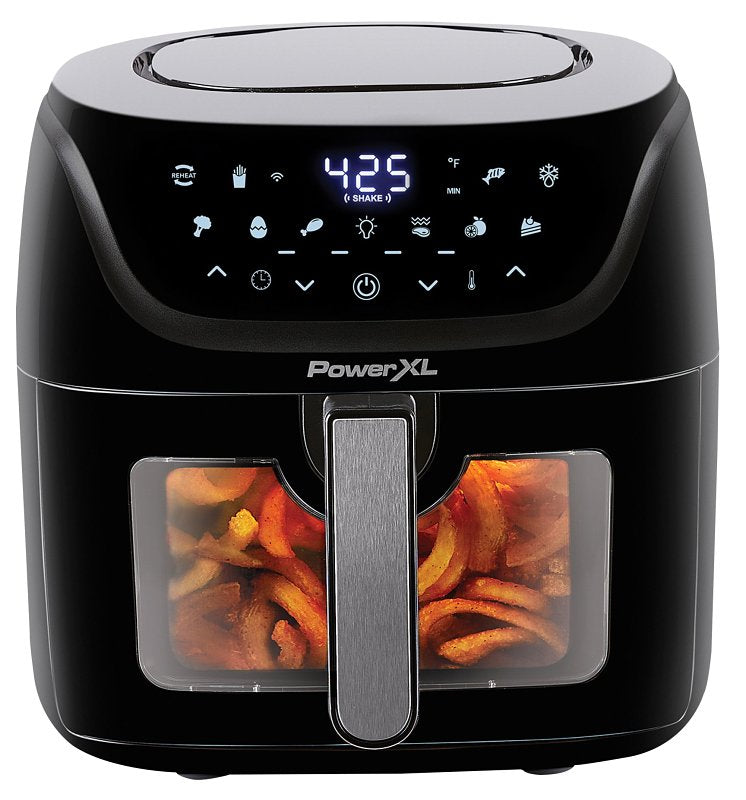 PowerXL 7-52356-83897-3 Air Fryer, 6 qt, Black