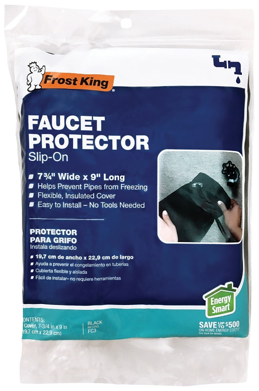 Frost King FC3 Protector, Nylon, Black, For: Faucet