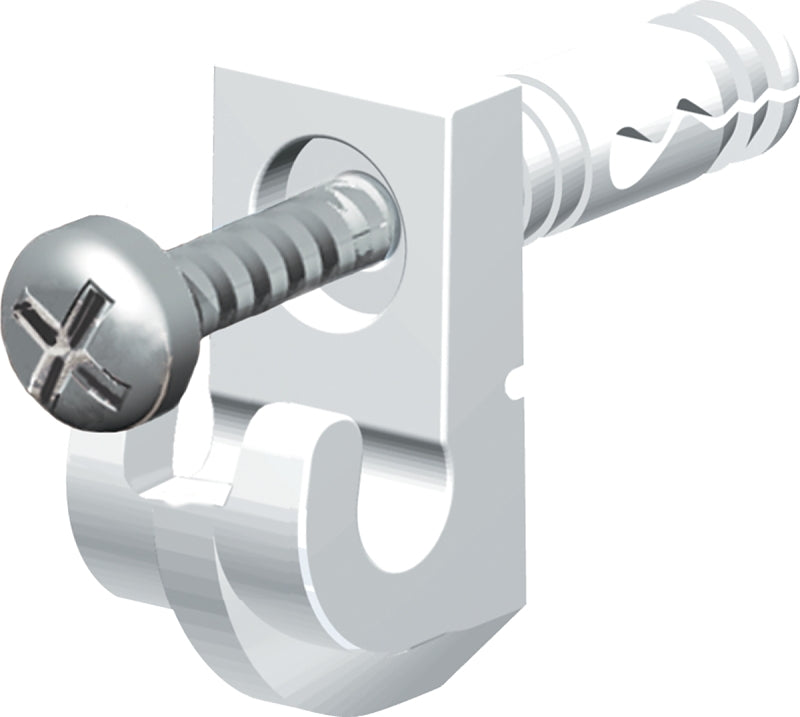 ClosetMaid 71927 Wall Clip, Resin, White