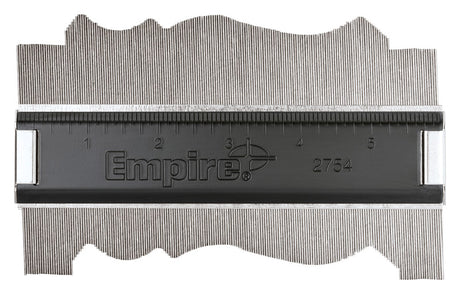 Empire 6-1/8 in. L X 3-1/4 in. W Contour Gauge 1.88 in. Black 1 pc