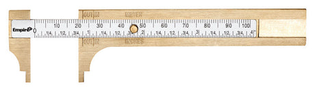 Empire 4-7/8 in. L X 11/16 in. W Pocket Caliper 4 in. White 1 pc