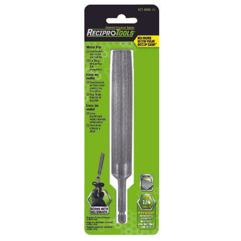ReciproTools 5 in. L X 3/4 in. W Metal Hex File 1 pc