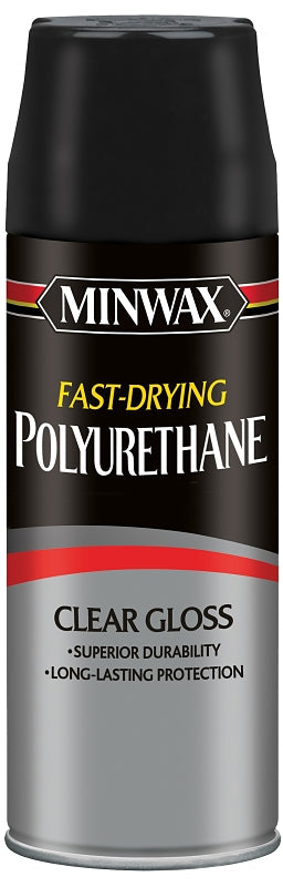 Minwax 33050000 Polyurethane, Gloss, Liquid, Warm, 11.5 oz Aerosol Can