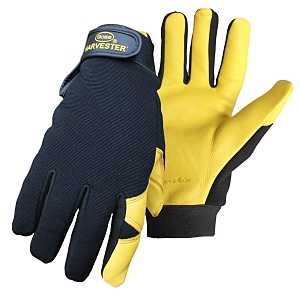 Boss 4187XL Gloves, XL, Adjustable, Elastic Wrist Cuff, Polyester/Spandex Back, Polyester Lining