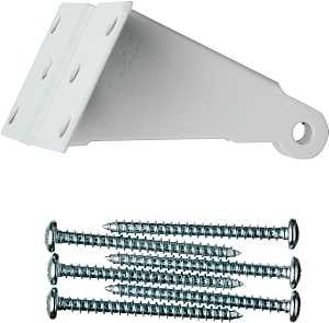 Wright Products V1020RJBWH Repair Jamb Bracket, White, For: V820 Screen Door Closer