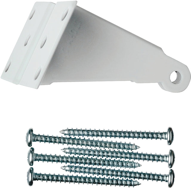 Wright Products V1020RJBWH Repair Jamb Bracket, White, For: V820 Screen Door Closer
