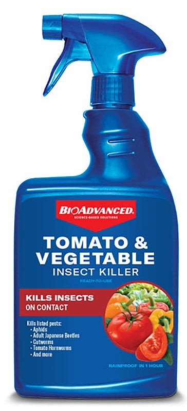 BioAdvanced 707523A Insect Killer, Liquid, Spray Application, 24 oz Bottle, Cyfluthrin