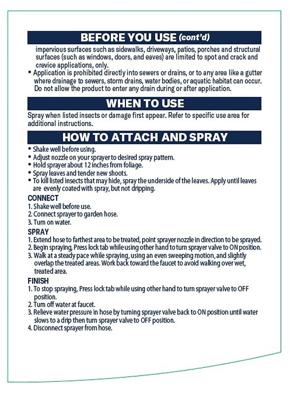BioAdvanced 707522A Insect Killer, Liquid, Spray Application, 32 oz Bottle