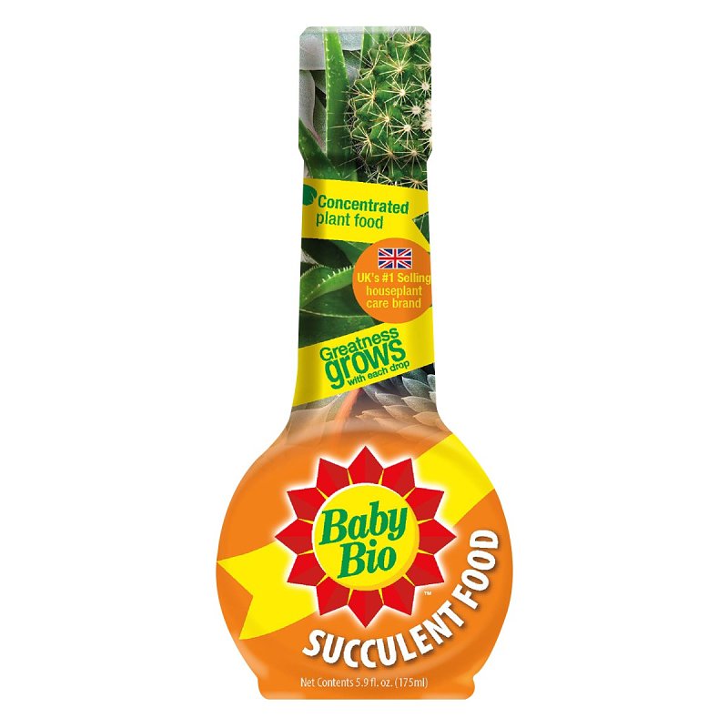 SBM Life Science Corp Baby Bio 800520A Concentrate Houseplant Succulent Food, 5.9 fl-oz