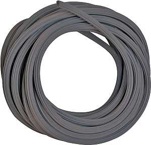 Make-2-Fit P 7516 Screen Retainer Spline, 0.120 in D, 25 ft L, Vinyl, Black, Round