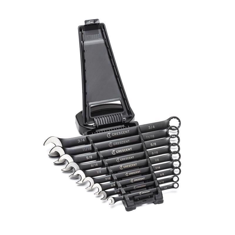 Crescent X10 12 Point SAE Combination Wrench Set 9 pc