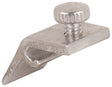 Make-2-Fit PL 7949 Storm Door Panel Clip, 1 in L x 1/2 in W x 7/16 in D Dimensions, Aluminum, Mill