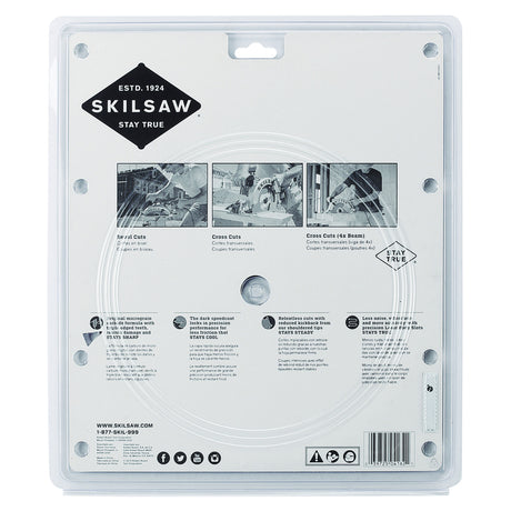 SKIL 10-1/4 in. D X 13/16 in. Carbide Tipped Circular Saw Blade 40 teeth 1 pc