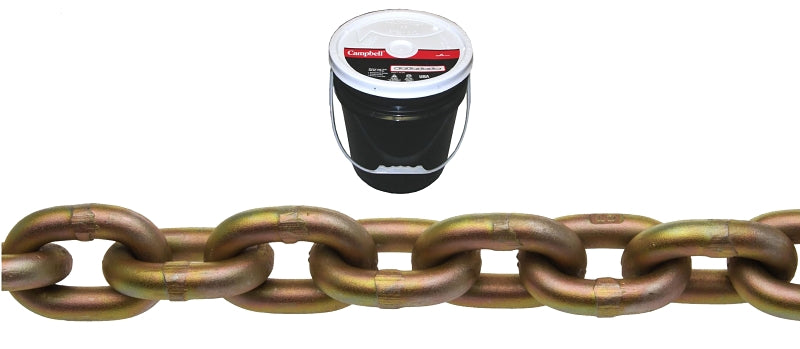 Baron TP70516P Transport Chain, 5/16 in, 92 ft L, 4700 lb Working Load, 70 Grade