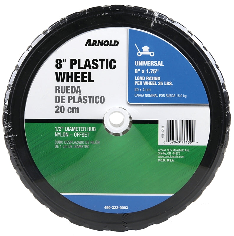 MTD 875-P Tread Wheel, Universal, Plastic/Rubber