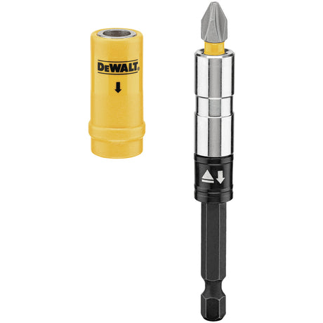 DeWalt Max Fit Phillips #2 Screw Lock Bit and Holder Set S2 Tool Steel 4 pc, Pack of 3