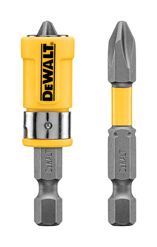 DeWalt Max Fit Phillips #2 X 2 in. L Power Bit and Sleeve Set S2 Tool Steel 3 pc, Pack of 3