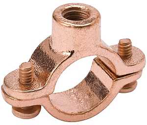 B & K C72-100HC Split Ring Hanger, 1 in Opening, Iron, Copper, Pack of 20
