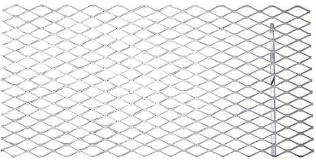 National Hardware 4075BC Series N215-798 Expanded Grid Sheet, 13 ga Thick Material, 12 in W, 24 in L, Steel, Plain, Pack of 3