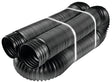 Amerimax 51110 Drain Pipe Tubing, Solid Flex, 4 in, PVC, Black, 25 ft L