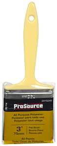 ProSource OR 110030 0300 Flat Pain Wt Brush, 3in W, Flat sash, Polyester