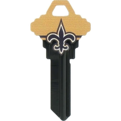 HILLMAN NFL New Orleans Saints House/Office Key Blank 68 SC1 Single For Schlage Locks, Pack of 6