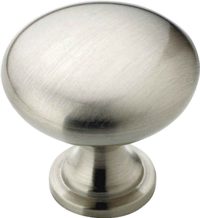 Amerock BP53005G10 Cabinet Knob, 1-1/8 in Projection, Traditional, 1-1/4 in, Zinc