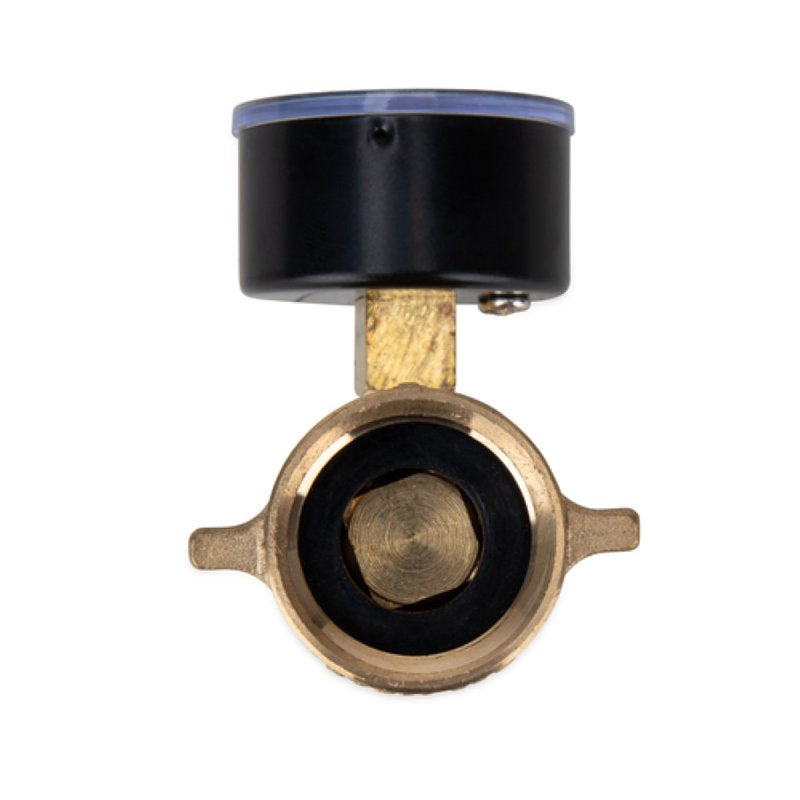 Camco USA 40063 Water Pressure Regulator with Gauge, Threaded, 125 psi Pressure, Brass
