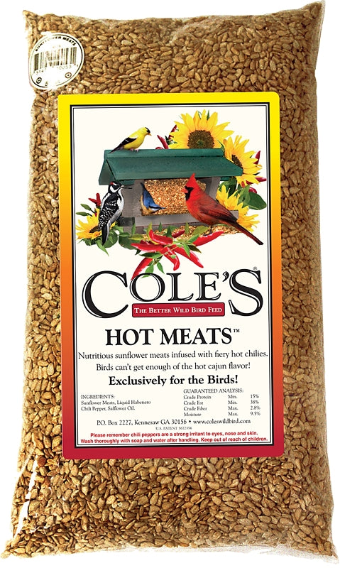 Cole's Hot Meats HM05 Blended Bird Seed, Cajun Flavor, 5 lb Bag