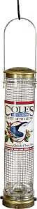 Cole's MM06 Tube Bird Feeder, Attracts: Chickadees, Finches and Bluebirds