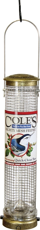 Cole's MM06 Tube Bird Feeder, Attracts: Chickadees, Finches and Bluebirds