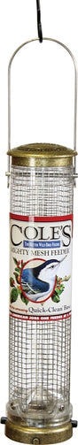 Cole's MM06 Tube Bird Feeder, Attracts: Chickadees, Finches and Bluebirds