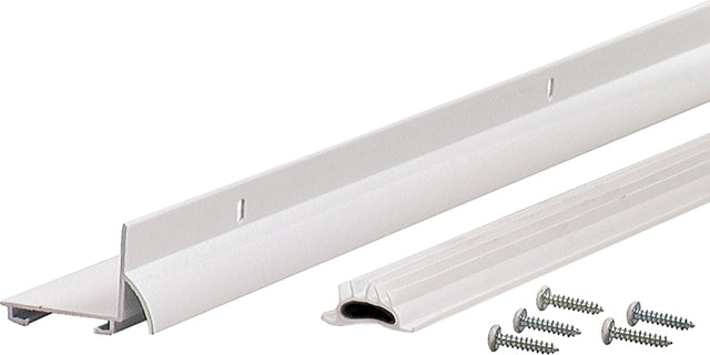 M-D DB001 Series 69514 Door Bottom with Drip Cap, 48 in L, 1-1/4 in W, 1-1/4 in H, Aluminum