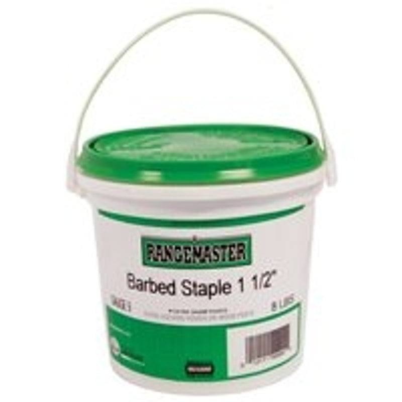 Deacero 7464 Series Fence Staple, 1-1/2 in L, Galvanized, 8 ga Wire, 8 ga