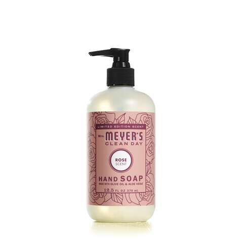 Mrs. Meyer's Clean Day Rose Scent Liquid Hand Soap 12.5 oz, Pack of 6