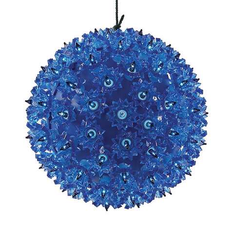 Celebrations LED Blue Starlight Sphere 7.5 in. Hanging Decor