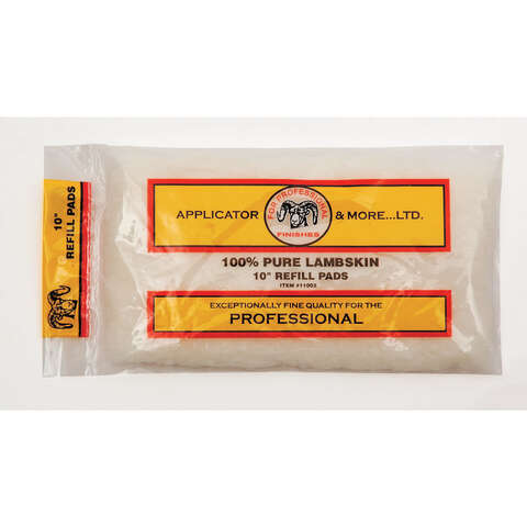 Linzer 1 in. W X 10 in. L White Lambskin Applicators