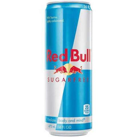 Red Bull Sugarfree Beverage 16 oz 1 pk, Pack of 12