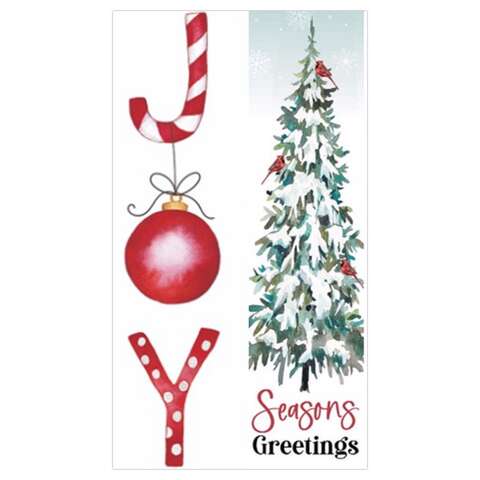 P Graham Dunn Multicolored Joy/Seasons Greetings Porch Sign 36 in., Pack of 2