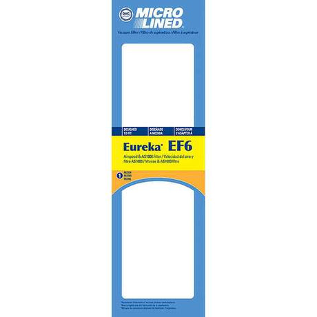 DVC Micro Lined Vacuum Filter For Eureka EF6  1 pk