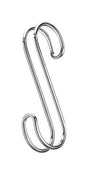 iDesign 2.4 in. H X 3/4 in. W X 8.1 in. L Chrome Closet Hook