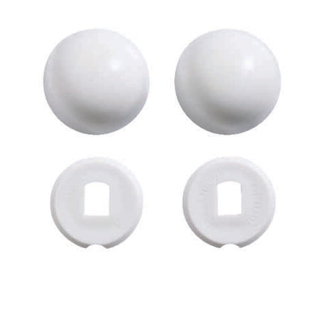 Kohler Toilet Bolt Caps White Plastic